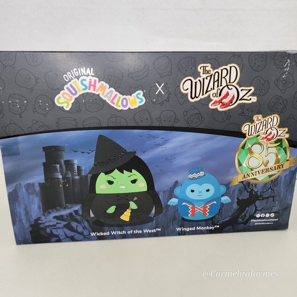 🖤 WIZARD OF OZ 🧙♀️🐒Wicked Witch & Monkey Select Series Squishmallow Box Set - Picture 6 of 9